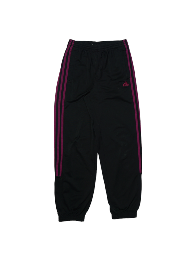 Vintage Adidas Black Purple Stripes Sweatpants