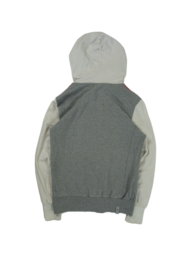 Vintage Adidas Grey Zip-Up Hoodie