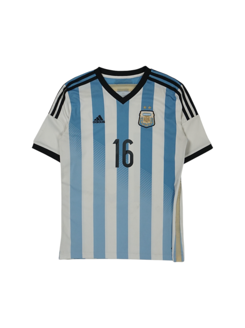 Vintage Argentina Kün Aguero #16 2022 Football Shirt