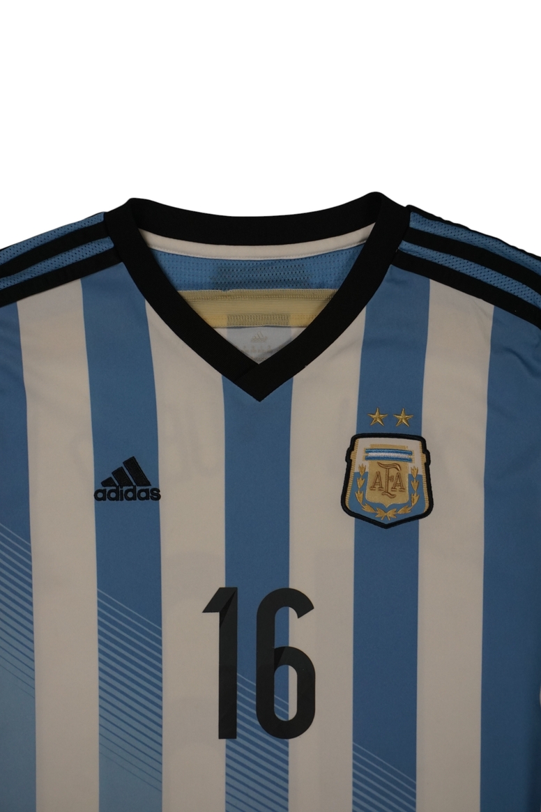 Vintage Argentina Kün Aguero #16 2022 Football Shirt