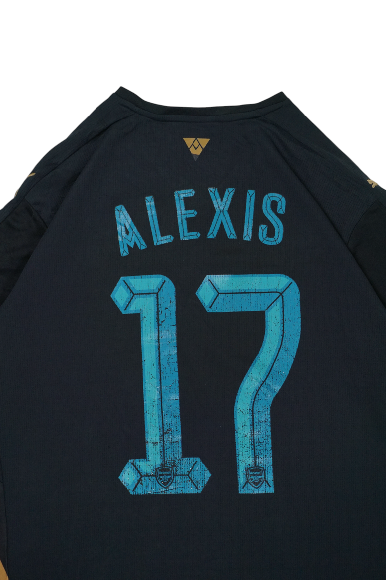 Vintage Arsenal 2016 3th Kit Alexis Sanchez #17 Football Shirt