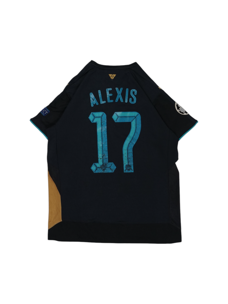 Vintage Arsenal 2016 3th Kit Alexis Sanchez #17 Football Shirt