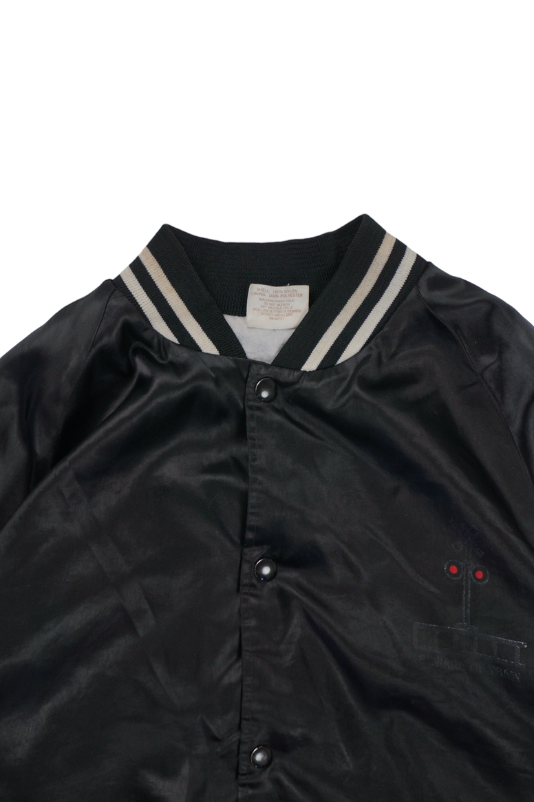 Vintage Aubura Black Varsity Jacket