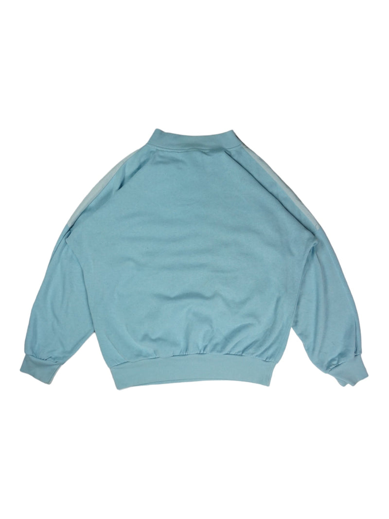 Vintage Baby-Blue Embroidered Sweatshirt