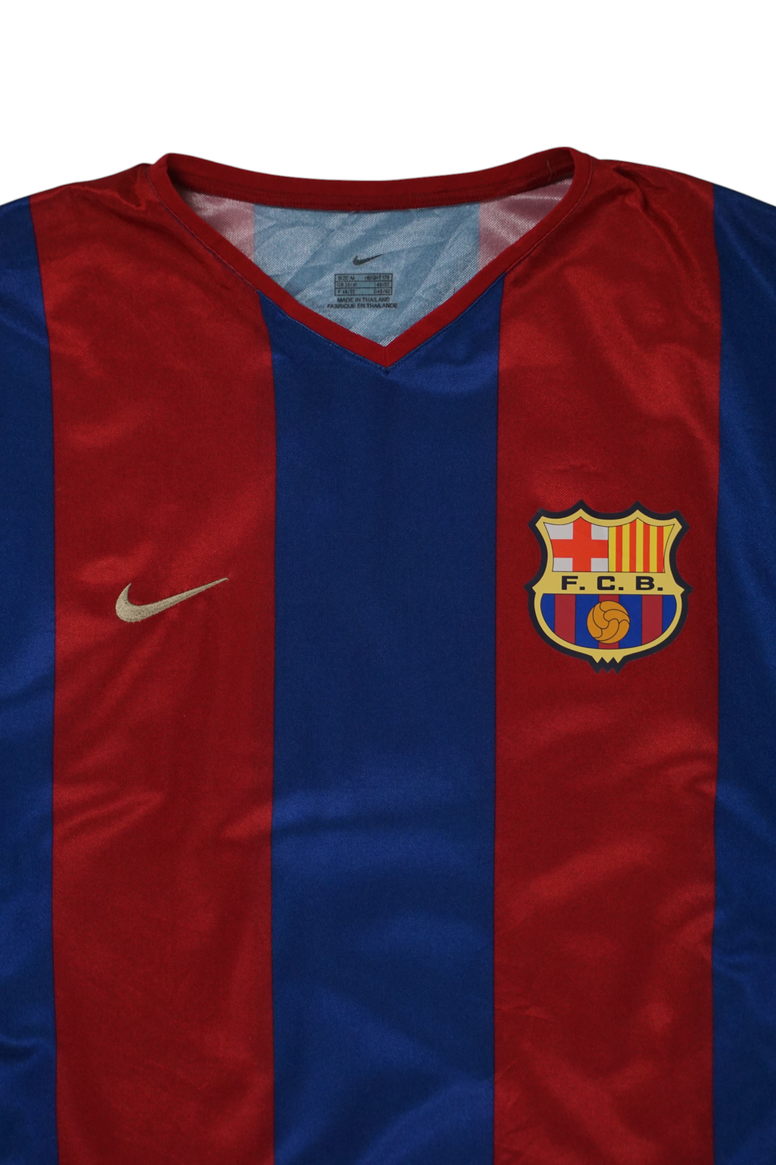 Vintage Barcelona 2002-03 Home Football Shirt