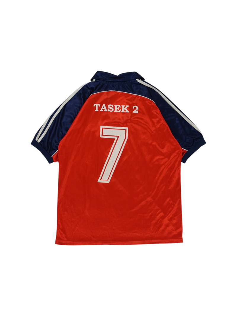 Vintage Bayern 1991-01 Home Tasek2 #7 Football Shirt