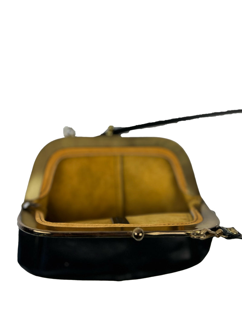 Vintage Black/Gold Shoulder Bag