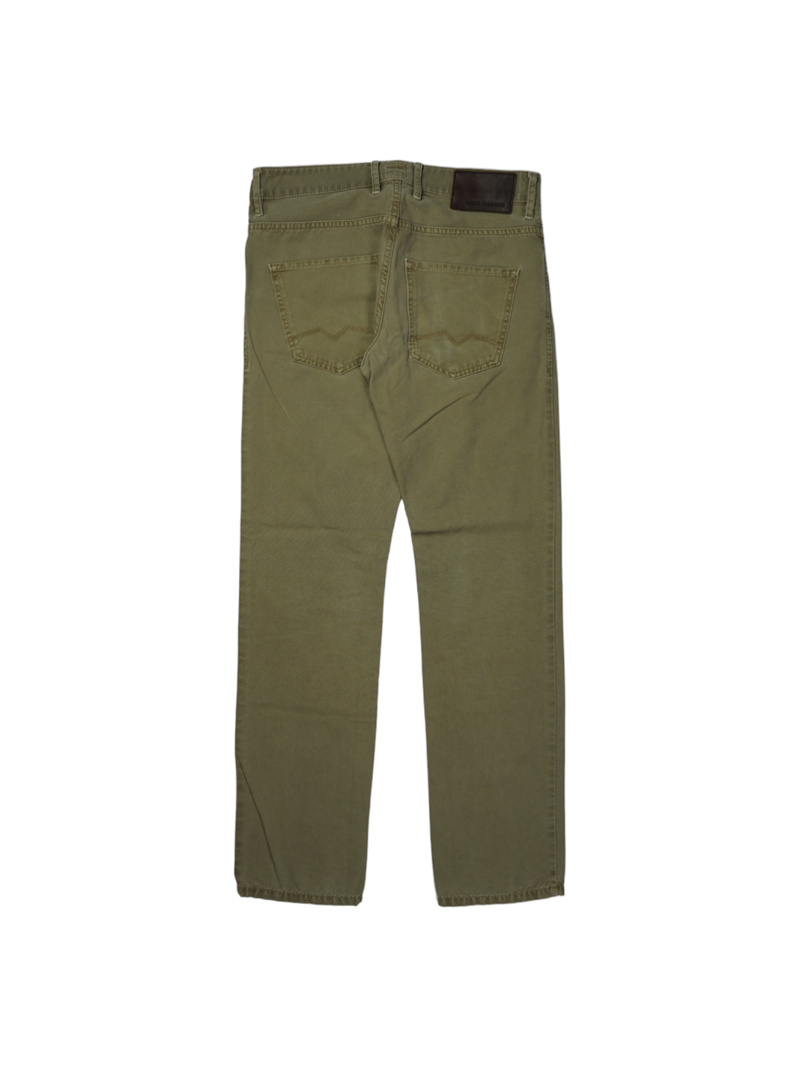 Vintage Boss Orange Orange 24 Regular Fit Jeans Denim Khaki Green