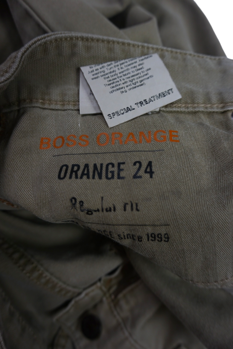 Vintage Boss Orange Orange 24 Regular Fit Jeans Denim Khaki Green
