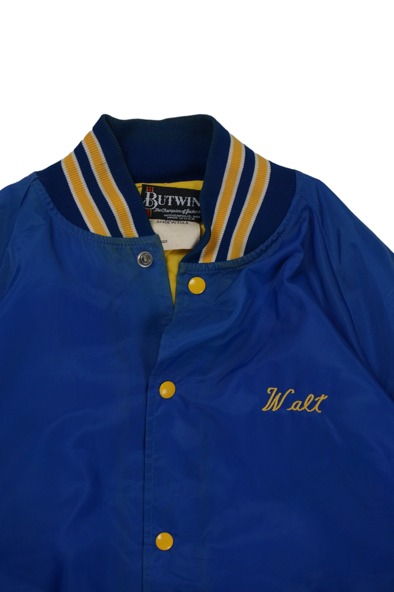 Vintage Butwin Blue Varsity Jacket | Classic Retro Style Vintage Butwin Blue Varsity Jacket | Classic Retro Style