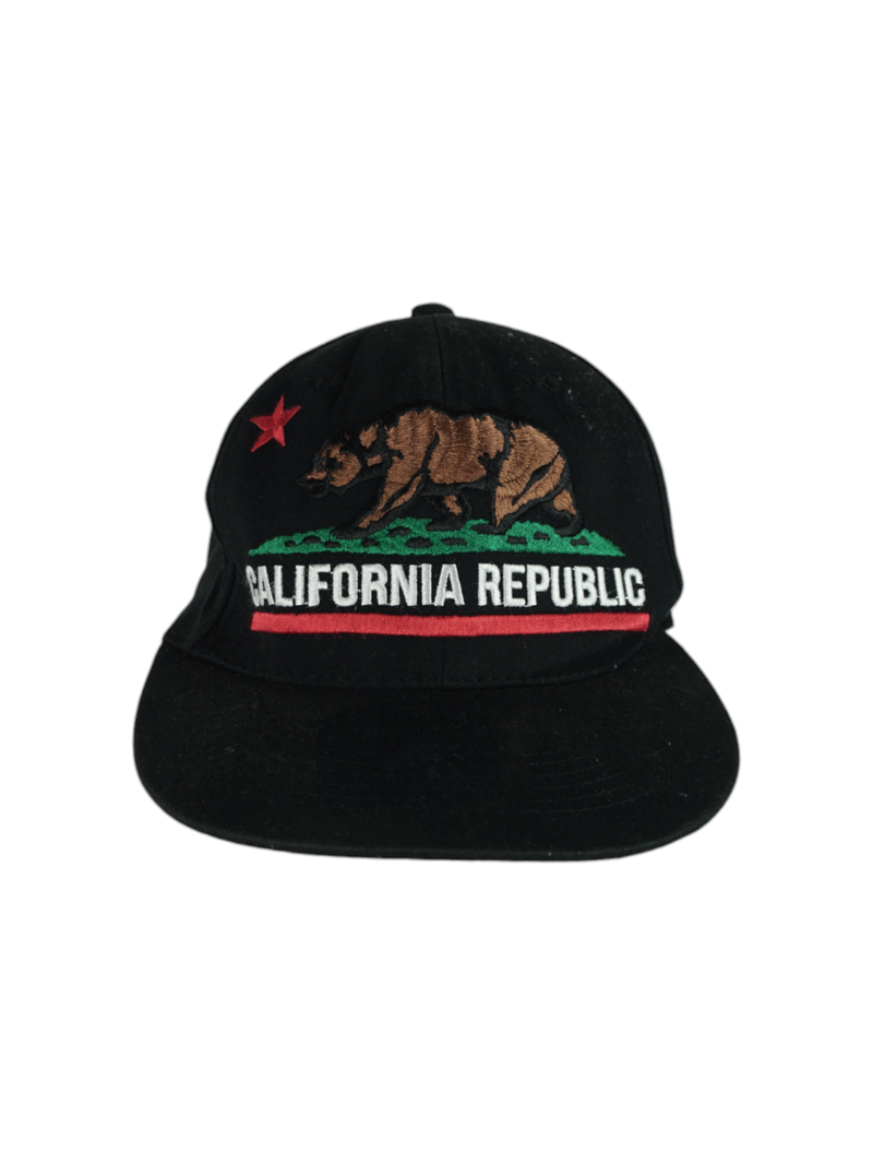 Vintage California Republic Black Cap