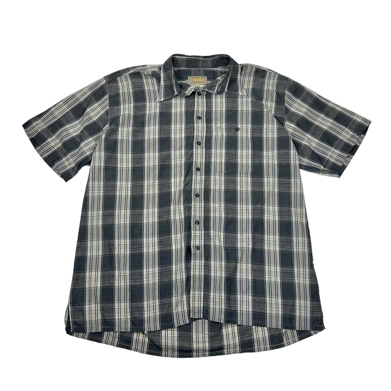 Vintage Camel Checked Grey Black Shirt