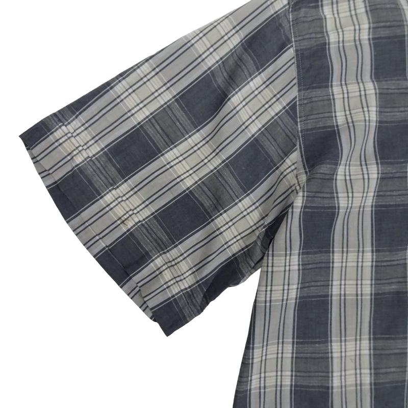 Vintage Camel Checked Grey Black Shirt