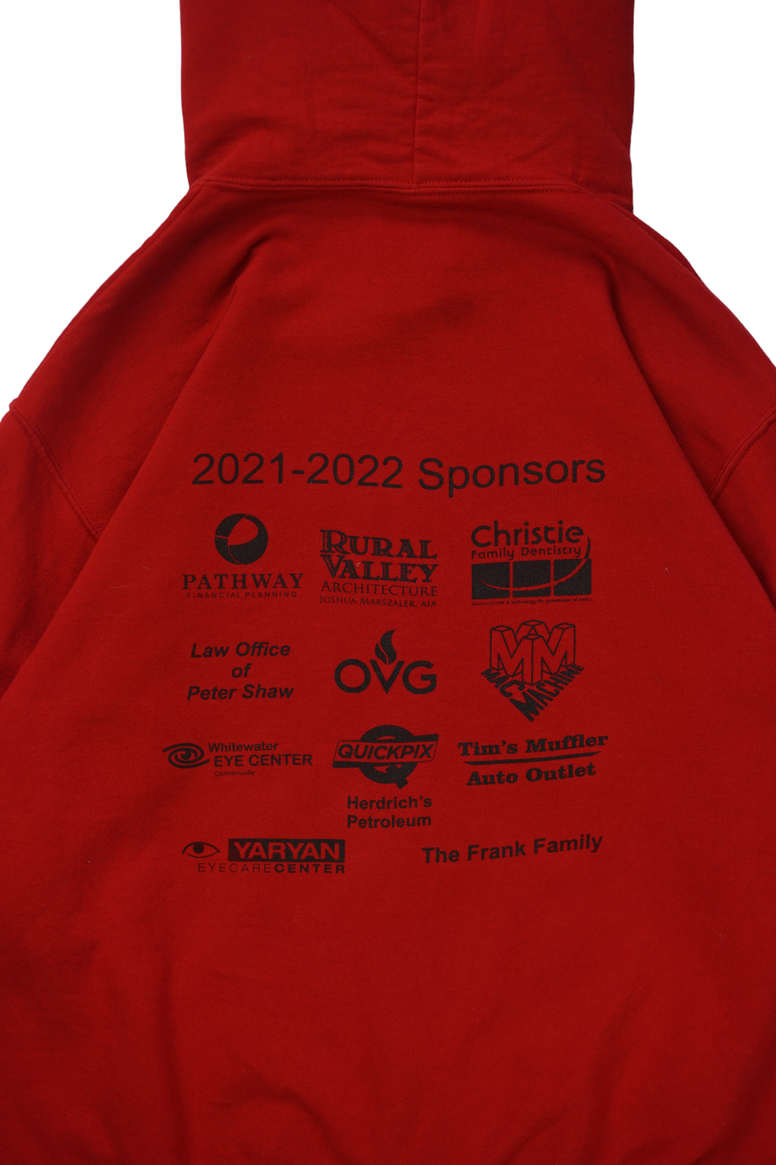 Vintage Cast Swimming Red Hoodie