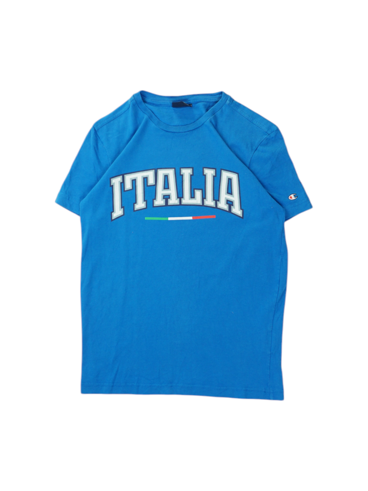 Vintage Champion Italia Blue T-Shirt