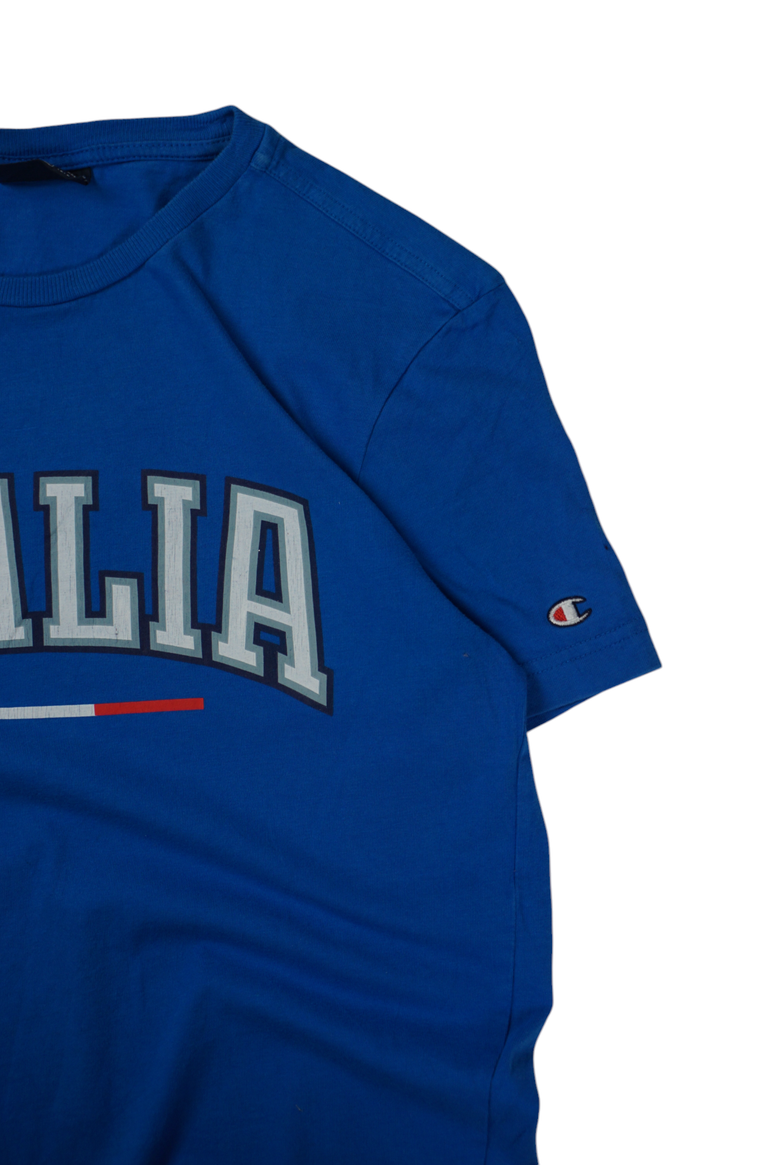 Vintage Champion Italia Blue T-Shirt