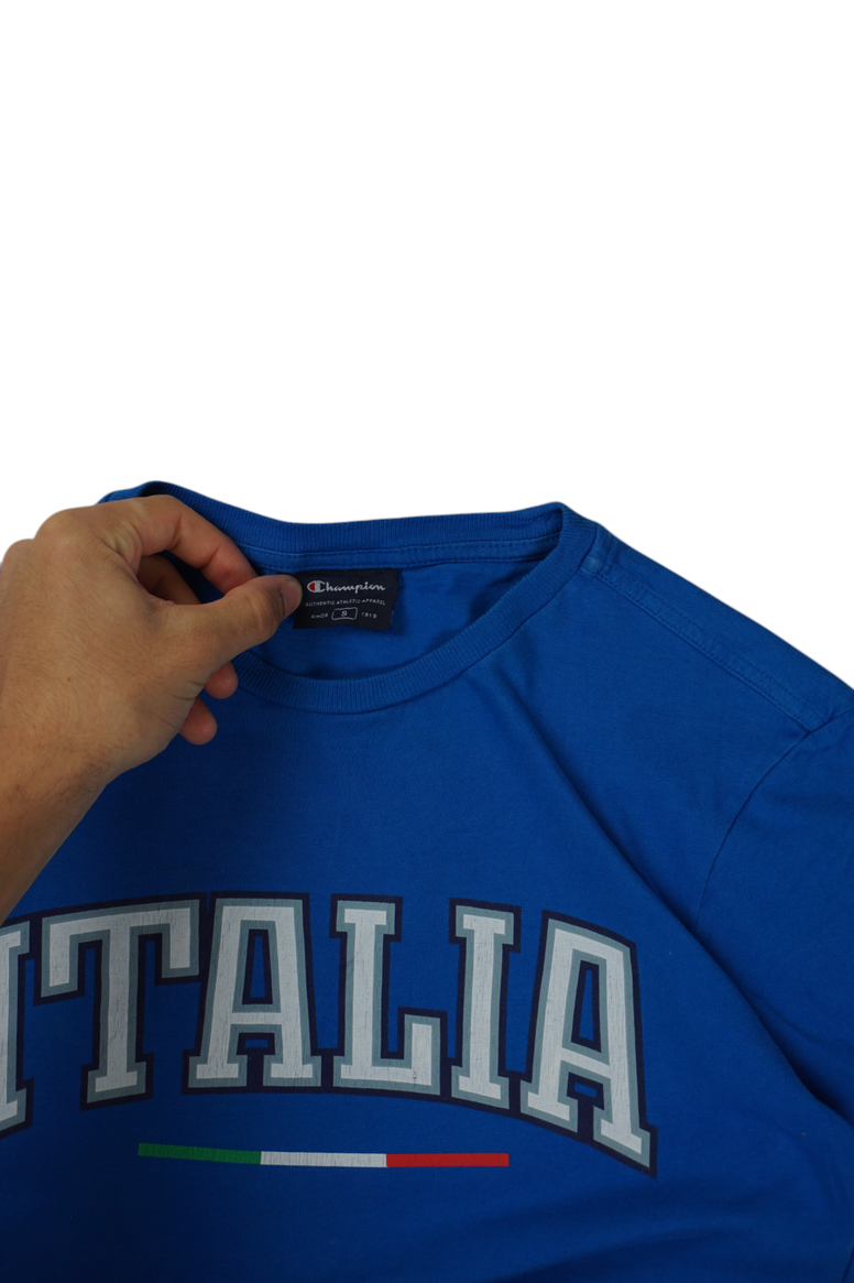 Vintage Champion Italia Blue T-Shirt