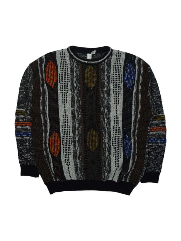Vintage Coogi Printed Knit Sweater