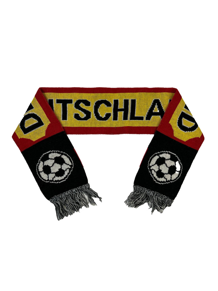 Vintage Deutschland Yellow/Red/Black Football Scarf