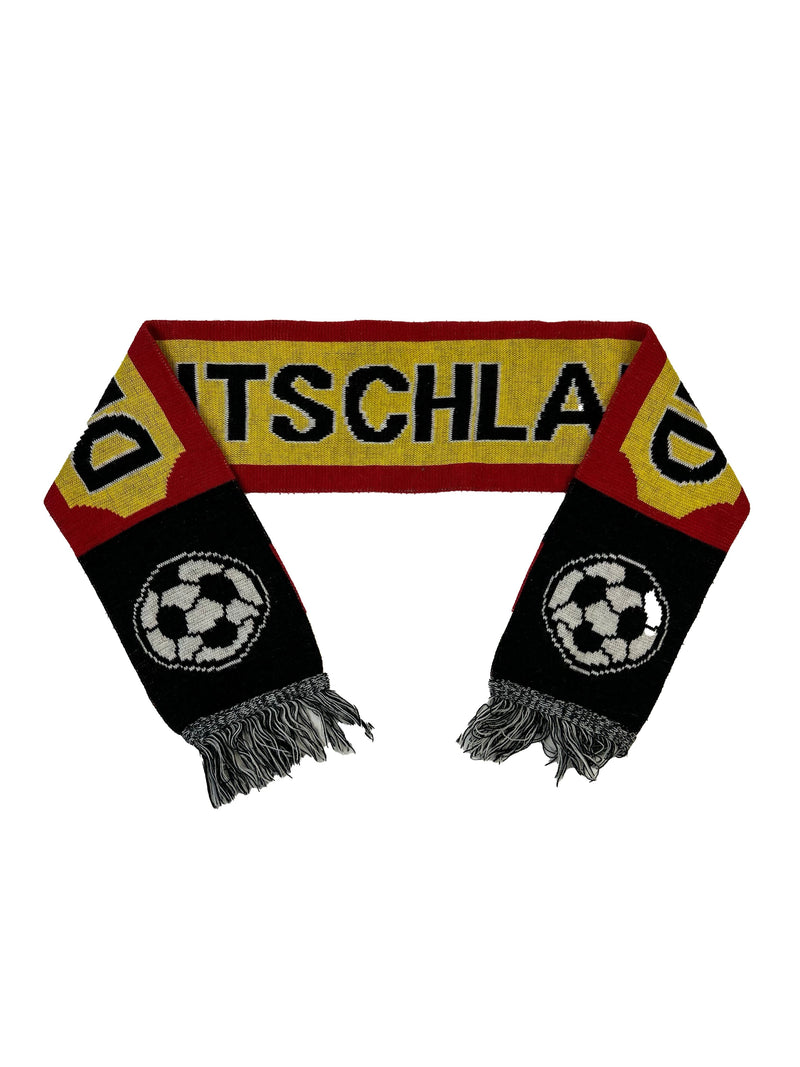 Vintage Deutschland Yellow/Red/Black Football Scarf