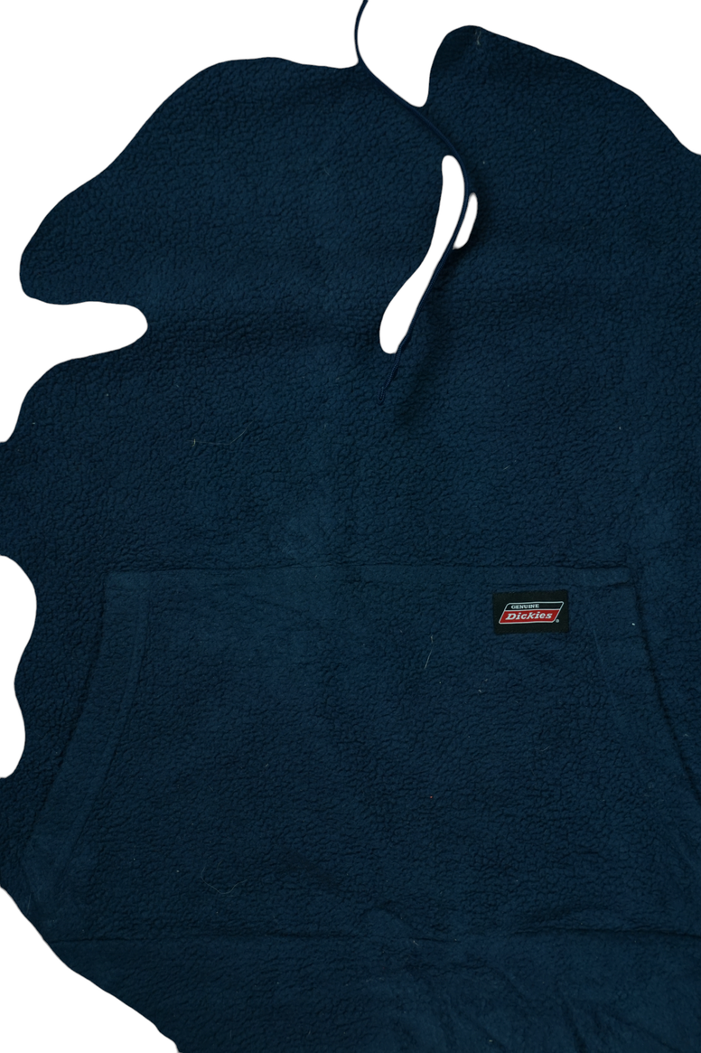 Vintage Dickies Blue Fleece Jacket with Hoodie
