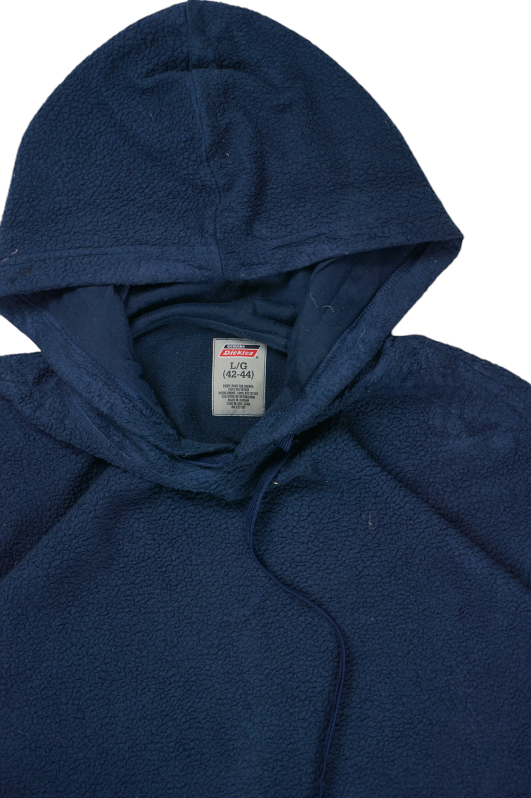 Vintage Dickies Blue Fleece Jacket with Hoodie