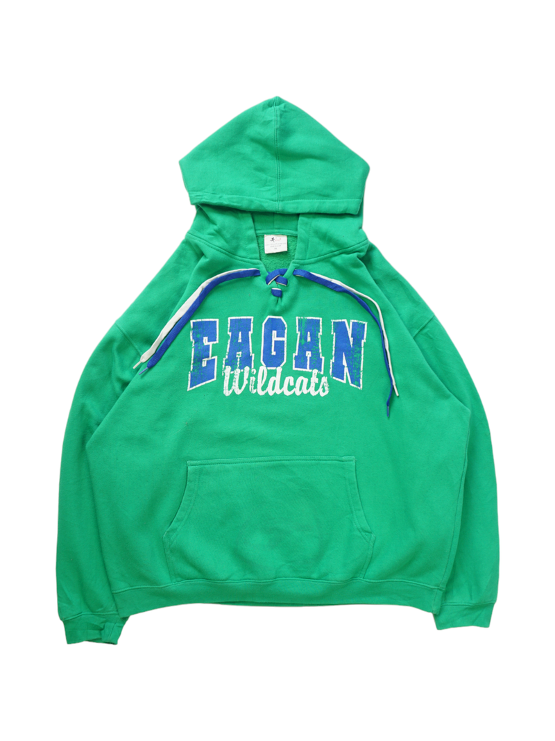 Vintage EAGAN Wildcats Geen Hoodie
