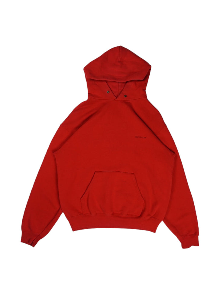 Vintage Fruit of the Loom Red Hooded Sweatshirt