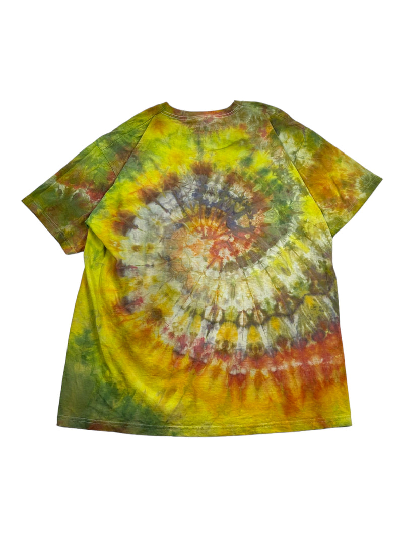 Vintage Fruit of the Loom Tie-Dye Printed T-Shirt