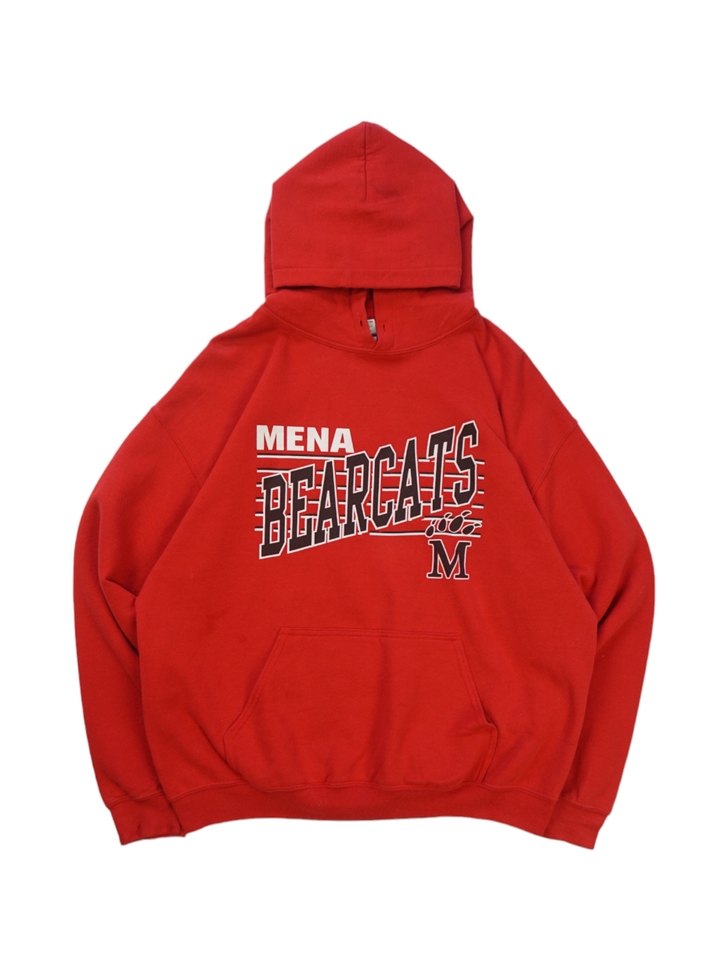 Vintage Gildan Meana Bearcats Red Hoodie