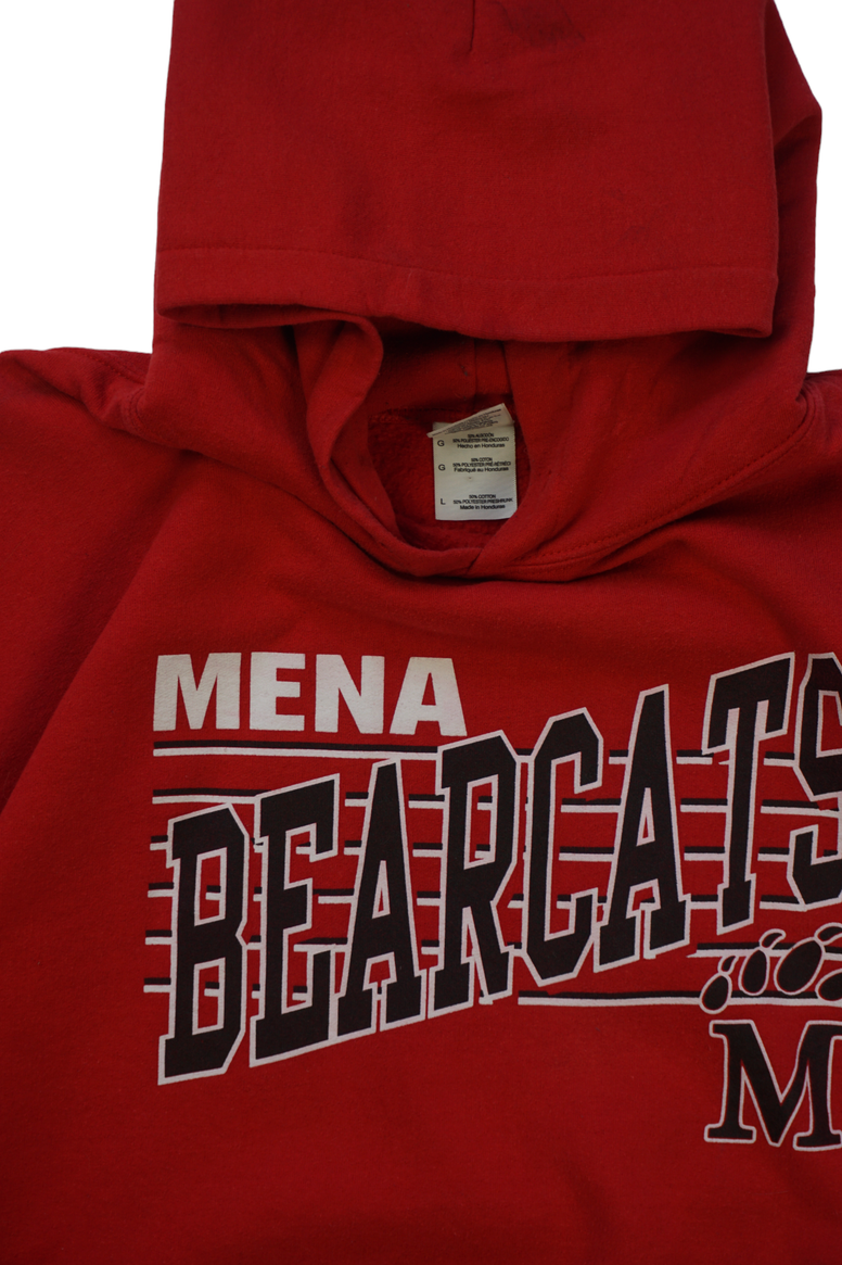 Vintage Gildan Meana Bearcats Red Hoodie