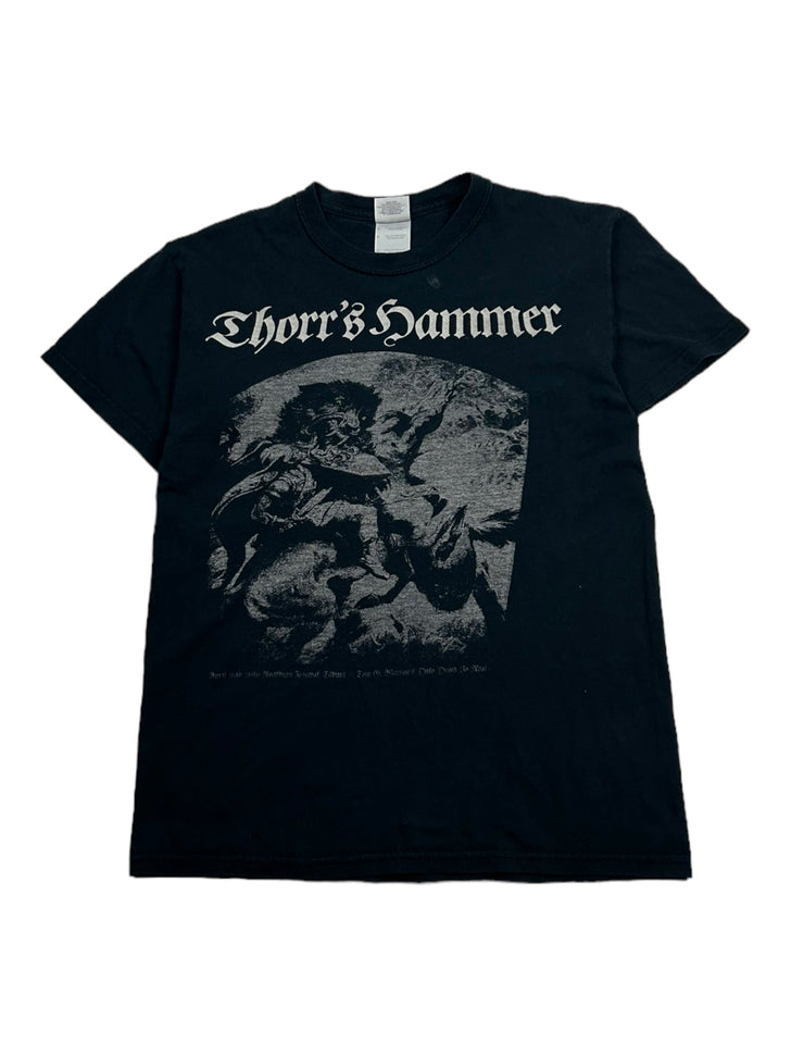 Vintage Gildan Shorss Hammer Black Printed T-Shirt