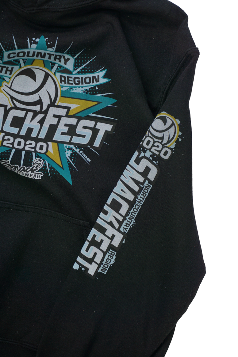 Vintage Gildan Smackfest 2020 Black Hoodie