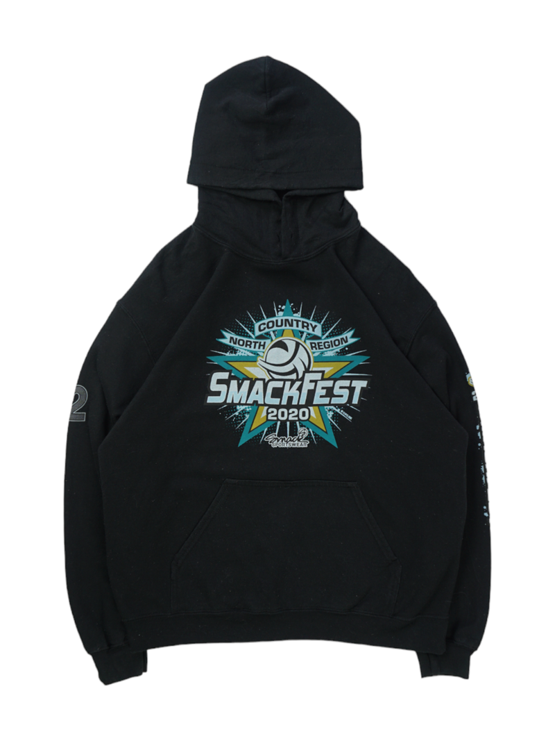 Vintage Gildan Smackfest 2020 Black Hoodie