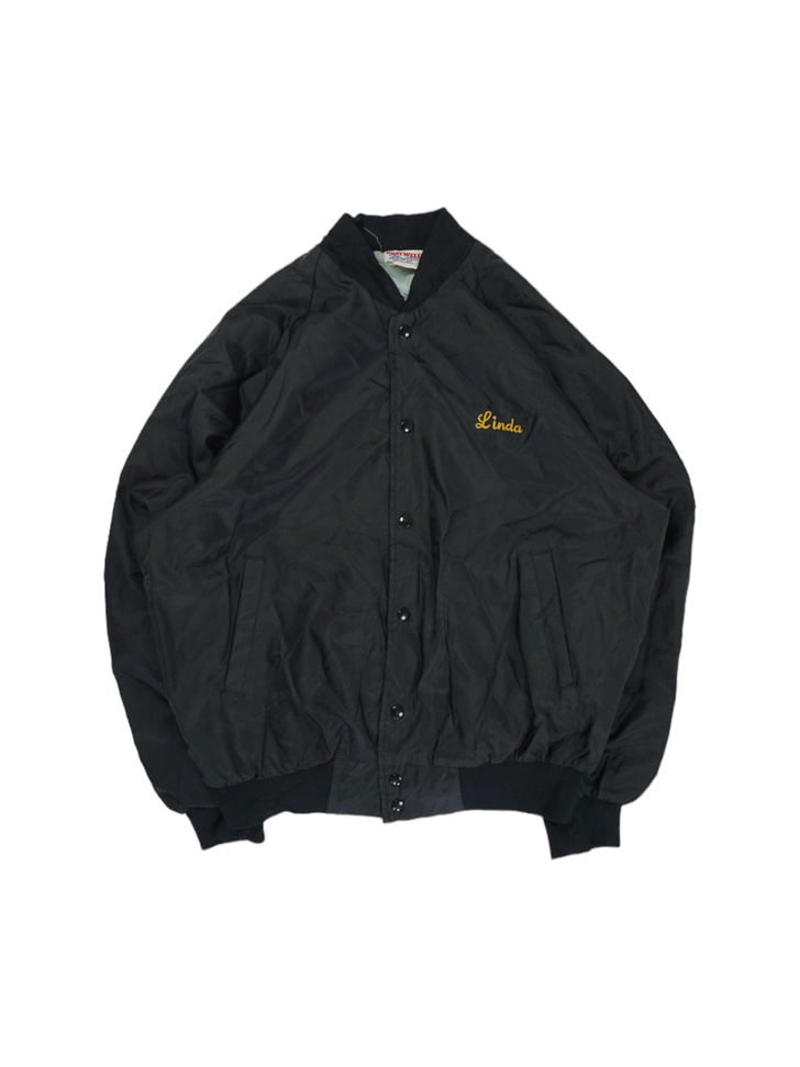 Vintage Hartwell Black Varsity Jacket