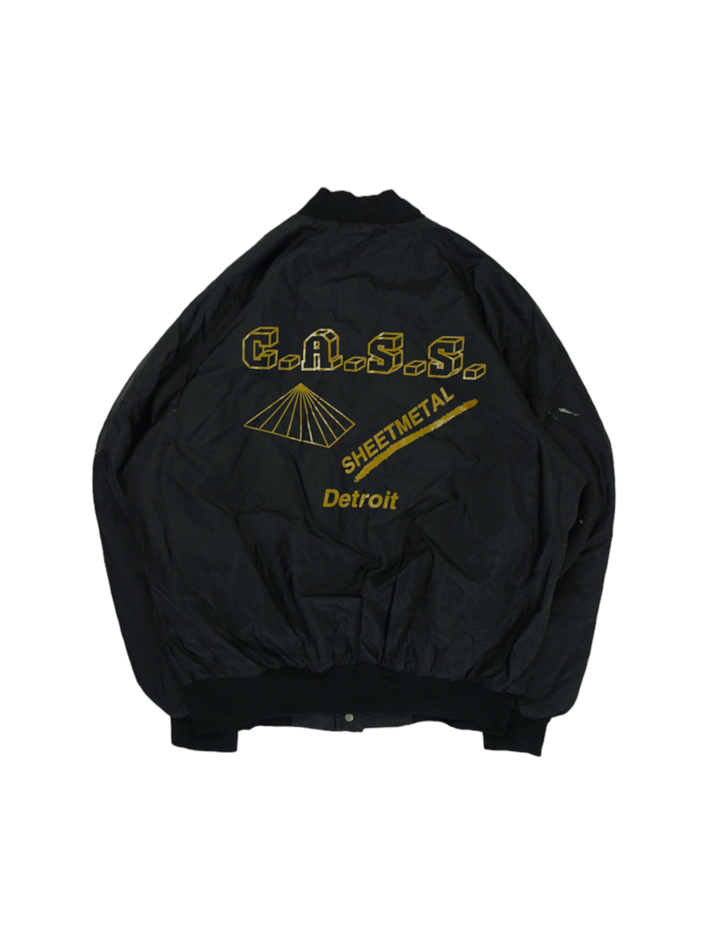 Vintage Hartwell Black Varsity Jacket