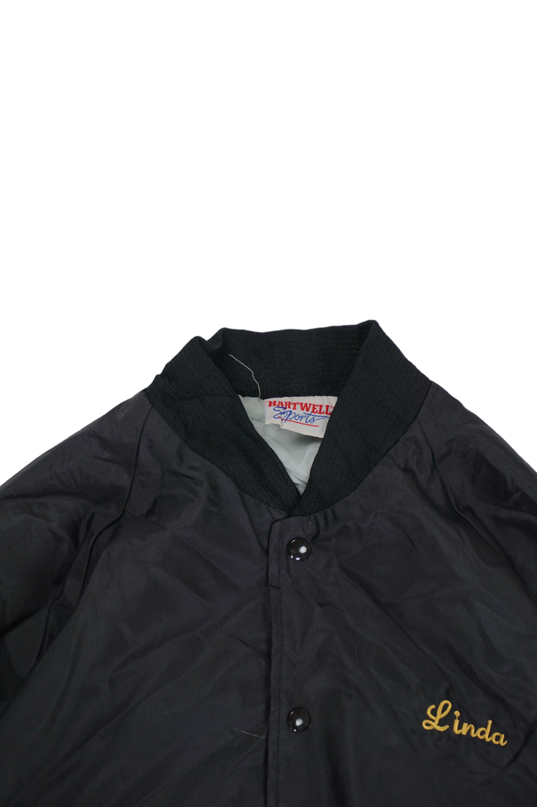 Vintage Hartwell Black Varsity Jacket