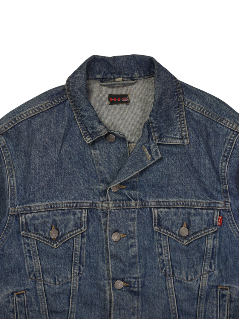 Vintage HIS Washed Denim Jacket