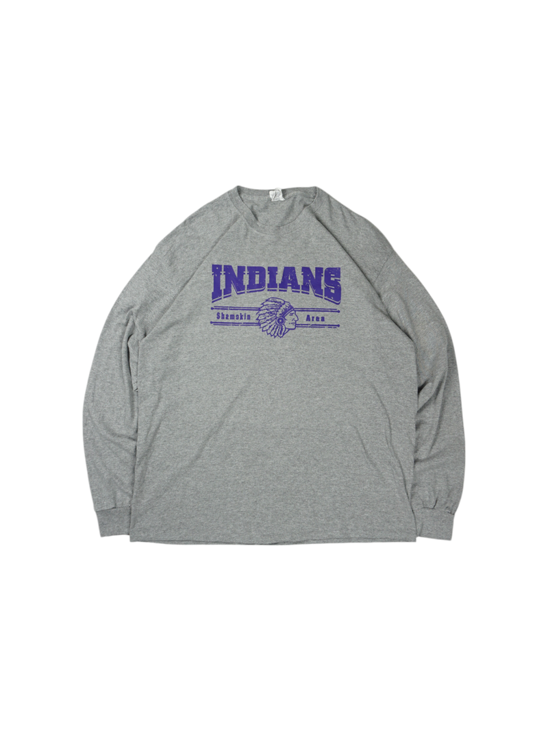 Vintage Jerzees Grey L/S T-Shirt