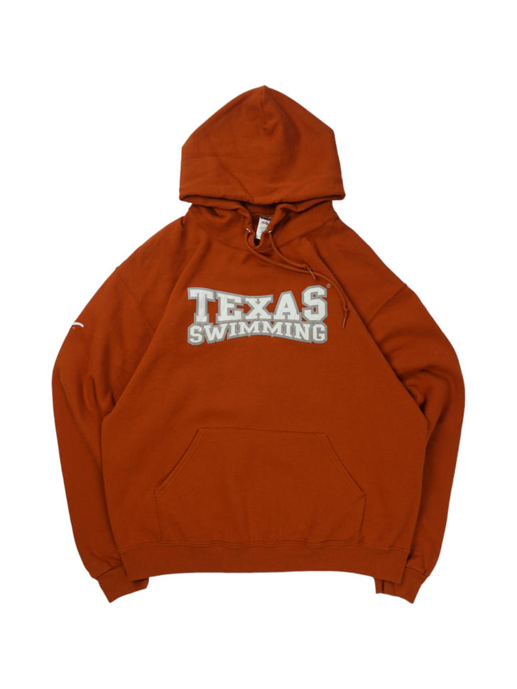 Vintage Jerzees Texas Swimmers Orange Hoodie