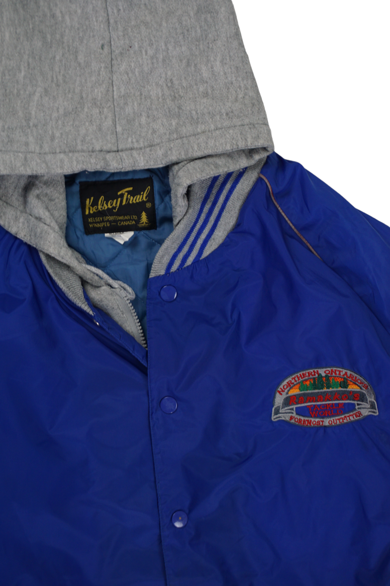 Vintage Kelsey Trail Blue Varsity Jacket