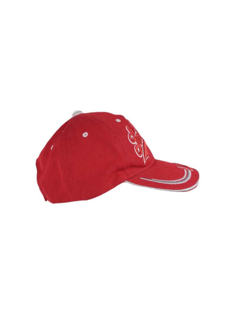 Vintage Las Vegas Embroidered Red Cap