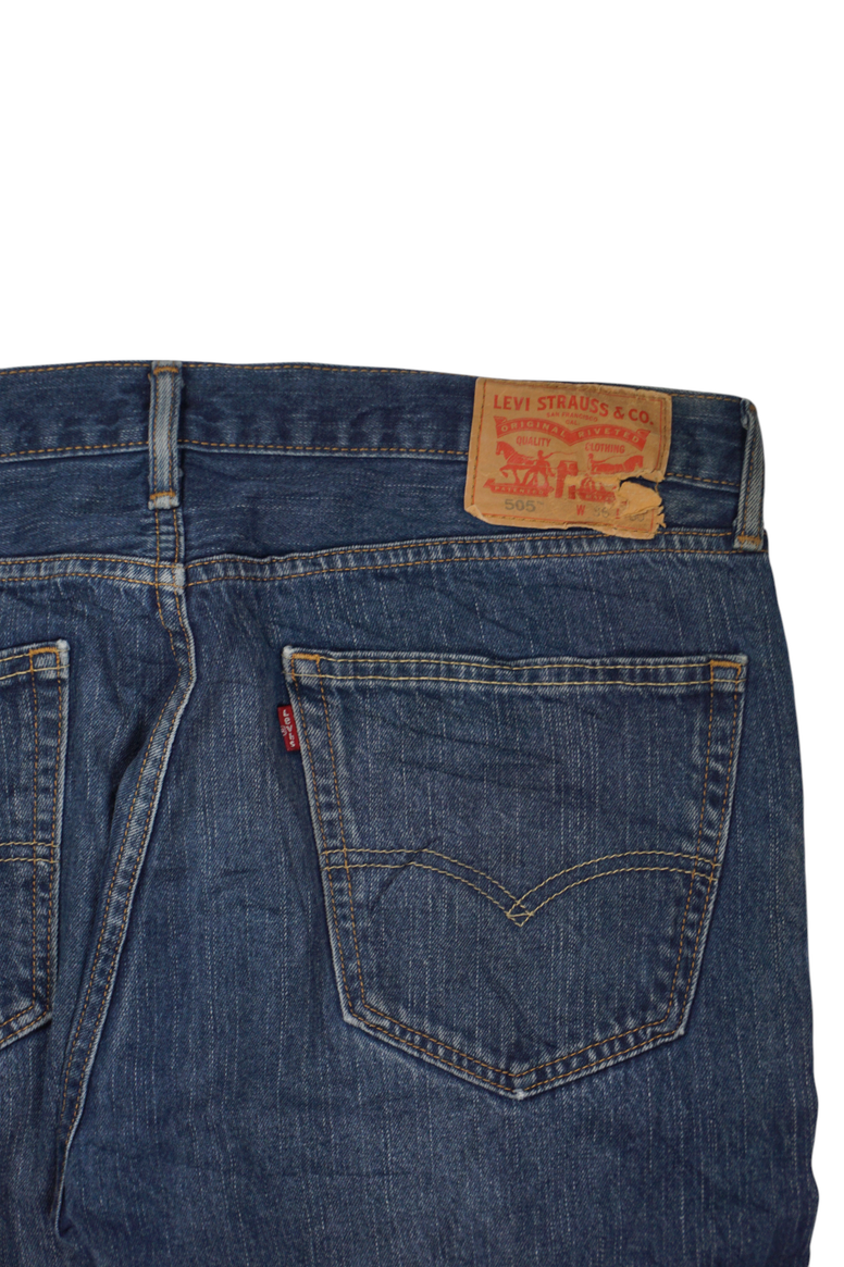 Vintage Levi's 505 Denim Blue Jeans Classic Fit
