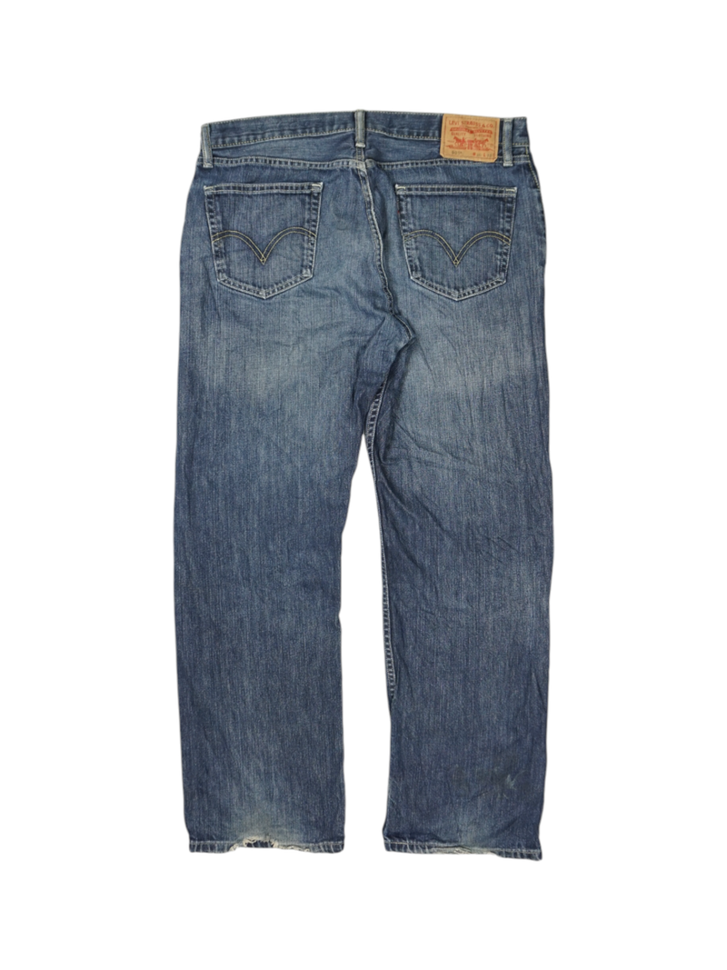 Vintage Levi's 505 Straight Fit Jeans Dark Blue