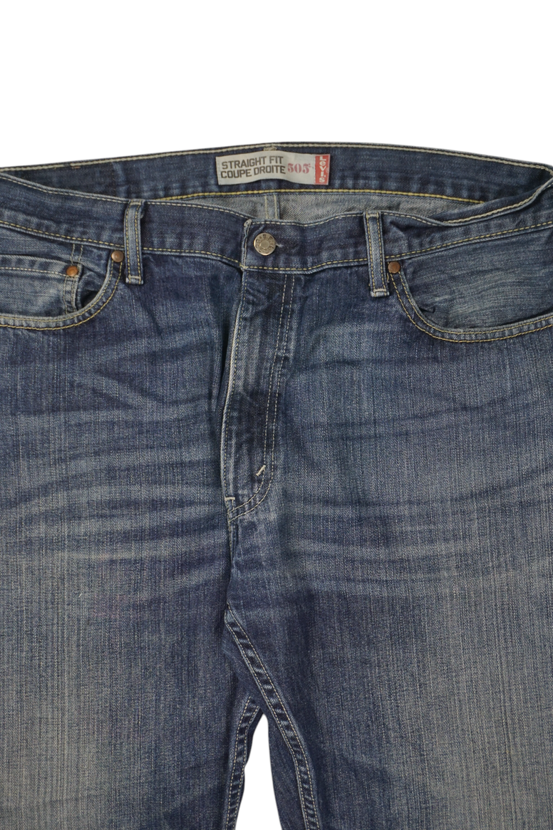 Vintage Levi's 505 Straight Fit Jeans Dark Blue