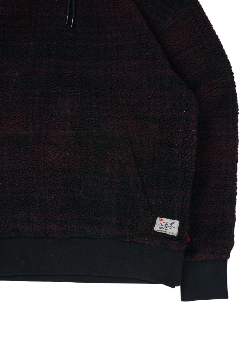 Vintage Levi's Bordeaux Fleece Hoodie