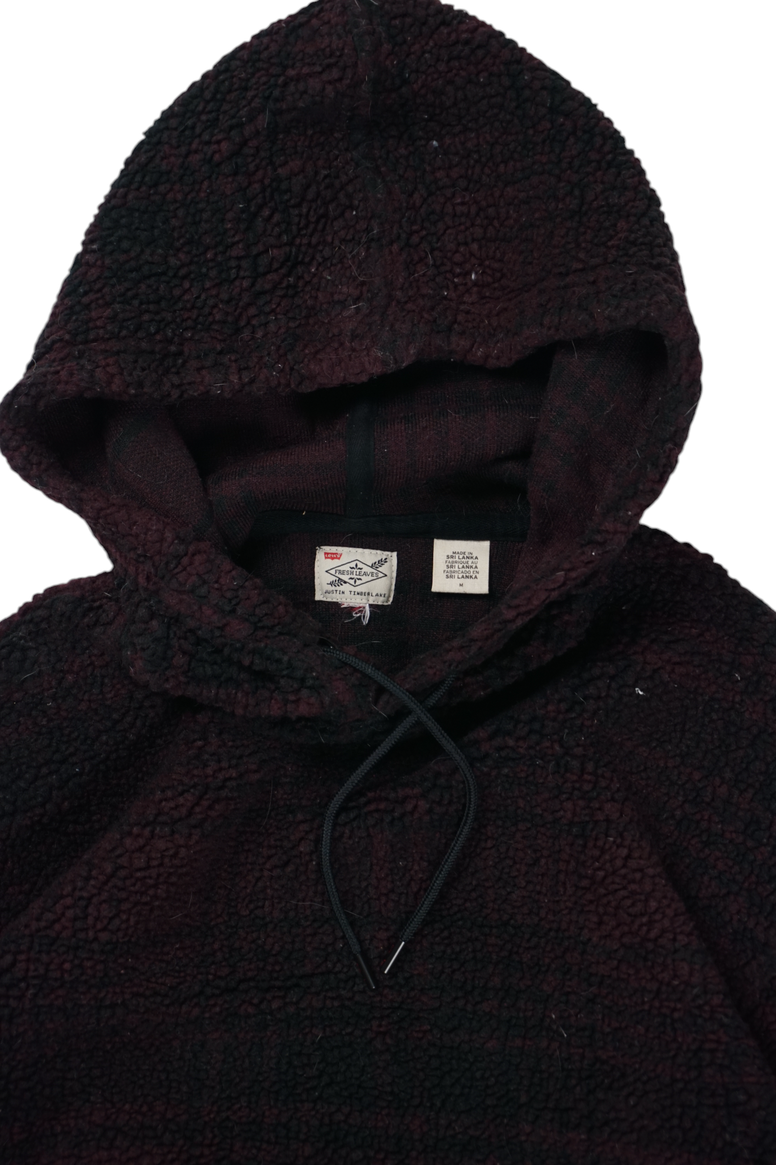 Vintage Levi's Bordeaux Fleece Hoodie