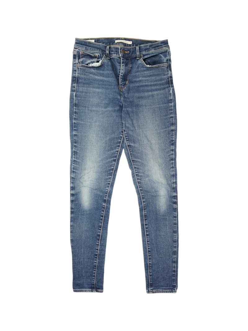 Vintage Levi's High-Rise Skinny Jeans Denim Blue