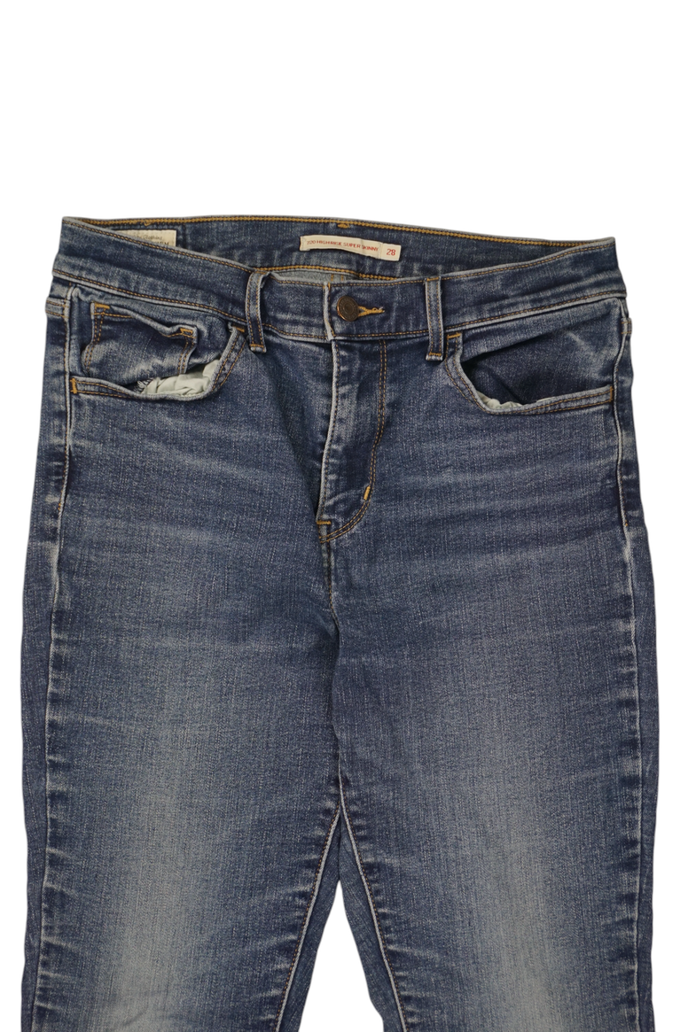 Vintage Levi's High-Rise Skinny Jeans Denim Blue