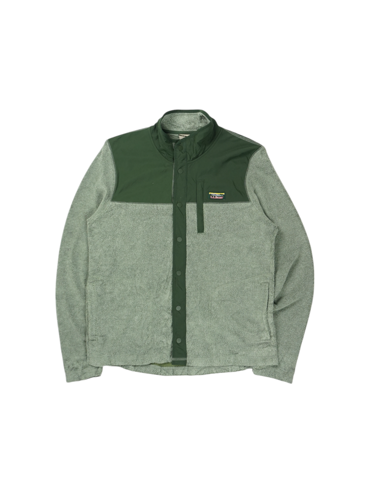 Vintage LL Bean Mint Green Fleece Jacket